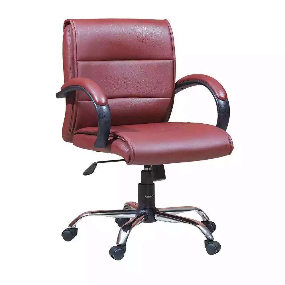 Ergonomic Office Desk Chair, Adjustable Height, Lumbar Support, Purple